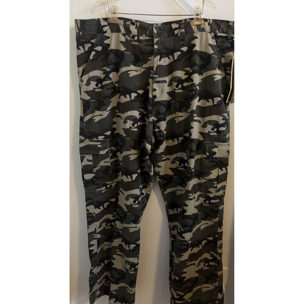 Woodlands Outdoor Camouflage Cargo Pants Mens NWT Utility Tactical Camo XL 44x34